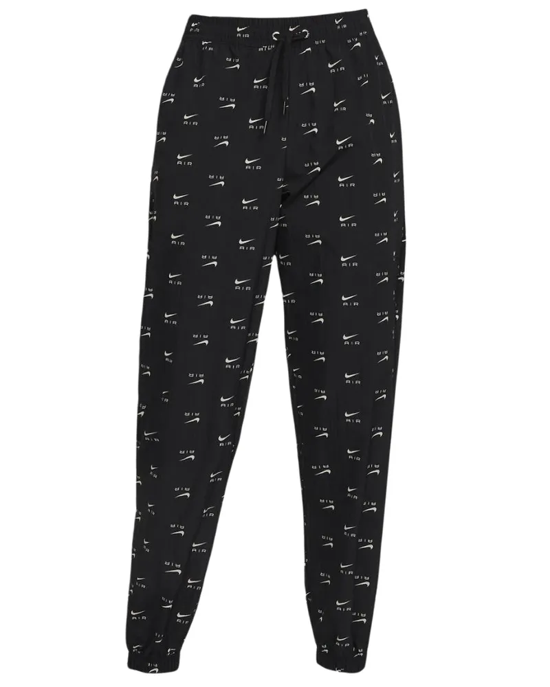 Nike All-Over Logo Schwarze, dunne Trainingshose Schwarz