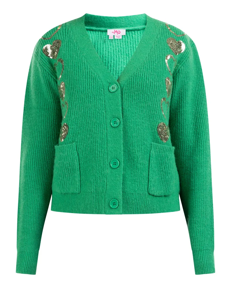 My Mo my Veste en tricot nolie Grün