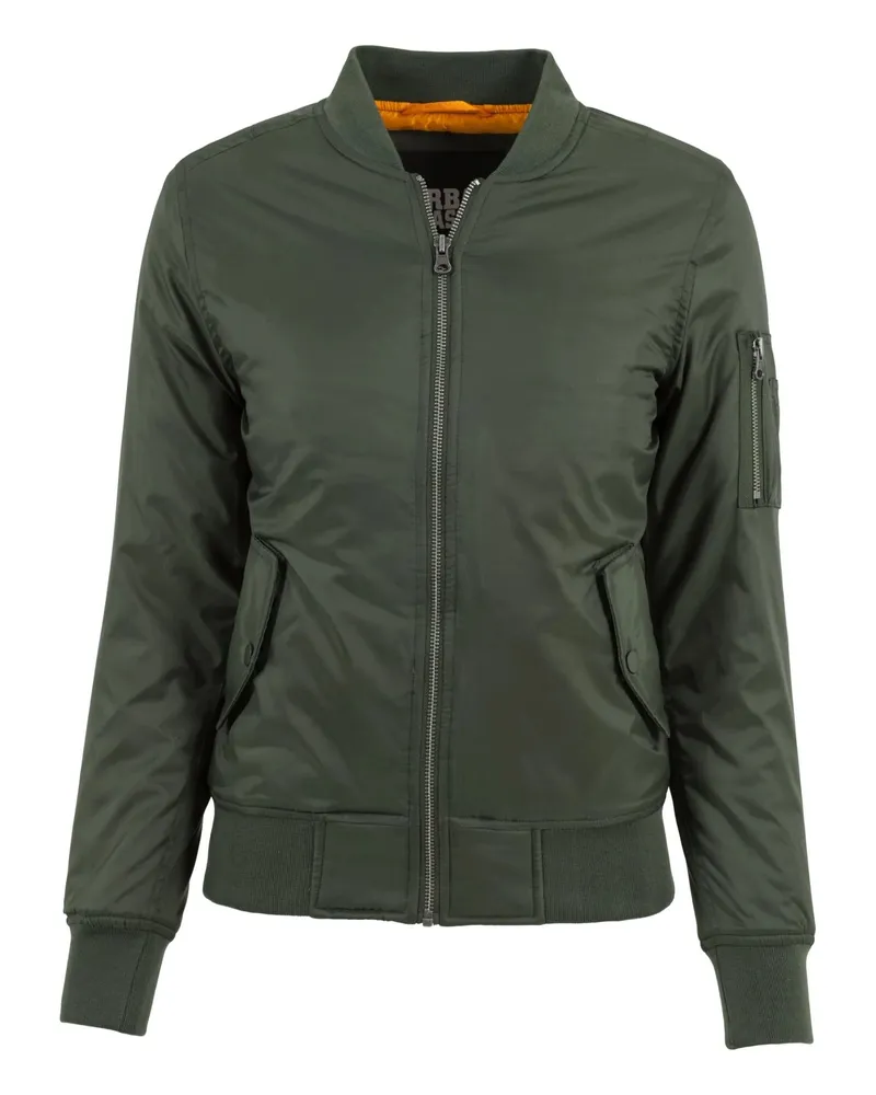 Urban Classics Basic" Bomberjacke für Damen (Oliv Oliv