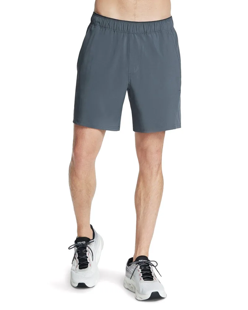 Skechers Performance Premier 7 Zoll Polyester Herren Schwarze Activewear Shorts Schwarz
