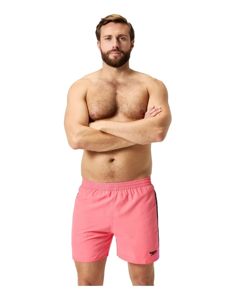 Speedo Hyperboom Splice" Badeshorts für Herren (Koralle Korallenrot