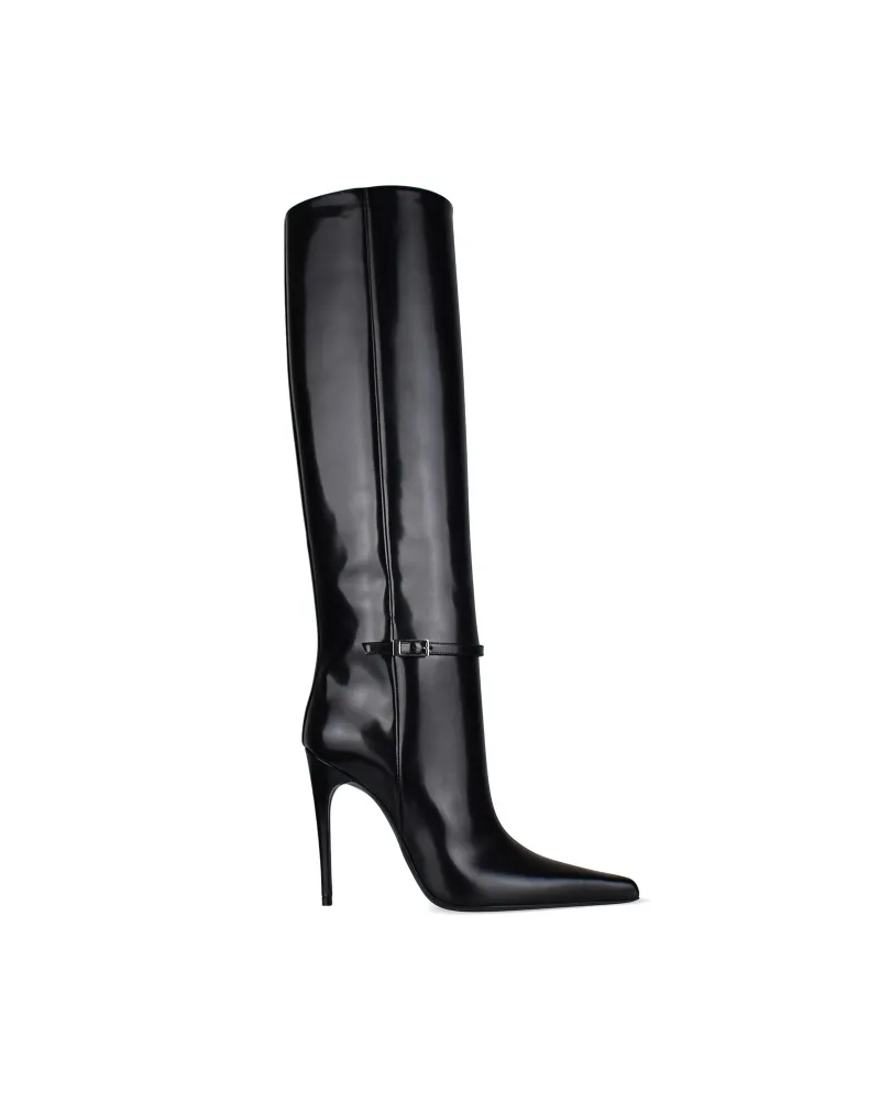 Saint Laurent Vendome Stiefel - Schwarz Schwarz