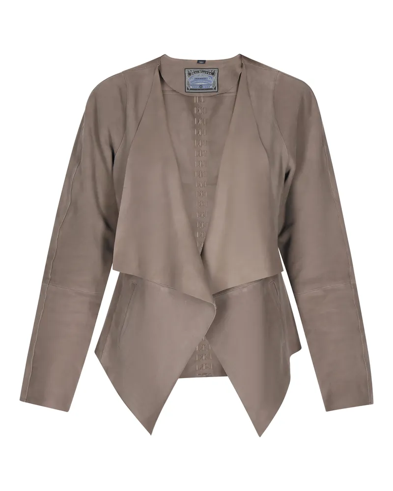 DreiMaster Jacke Frauen taupe grau Taupe