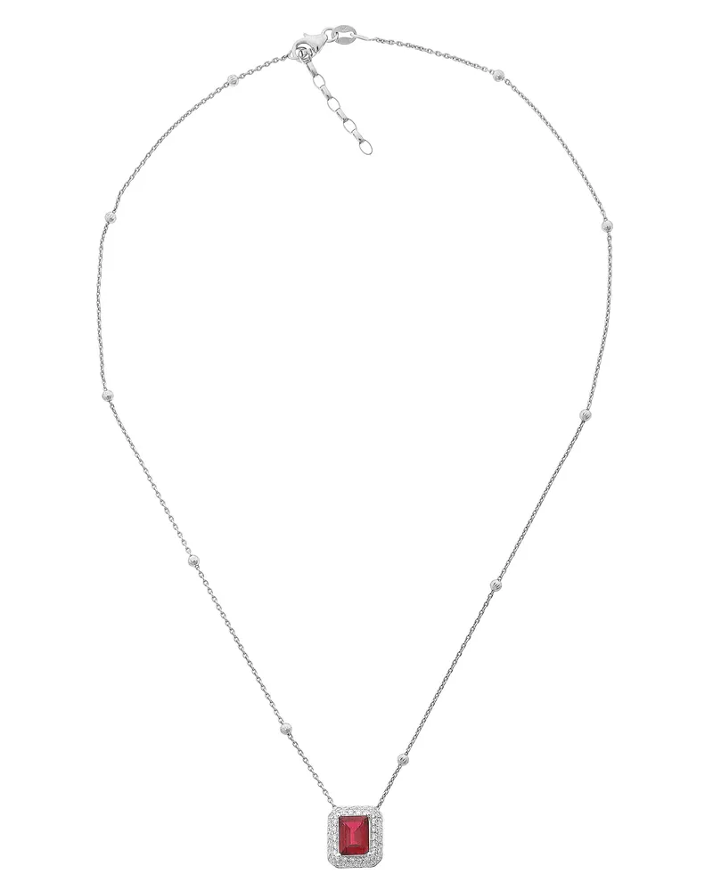 Orphelia Jackie' Damenkette mit Anhänger aus 925er Sterlingsilber - Silber ZH-7237/RU Silber