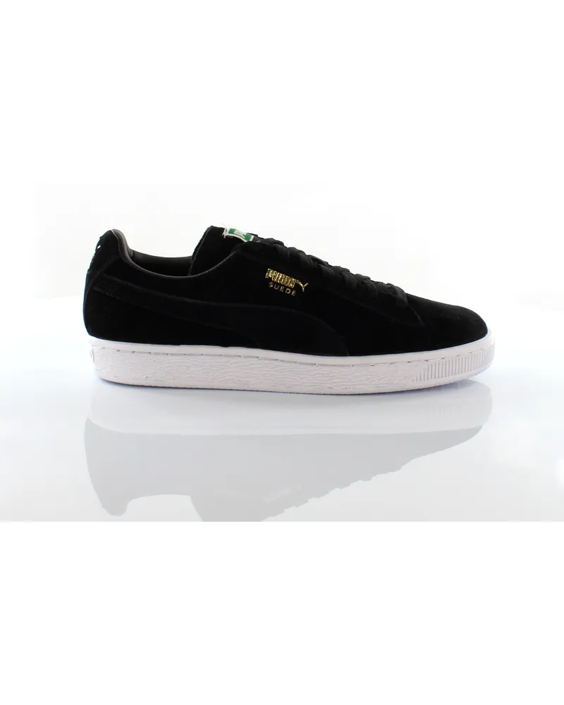 Puma Wildleder Classic+ Herren Black Trainer Schwarz
