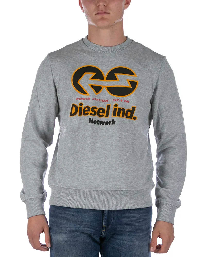 Diesel Sweatshirt Sginn E1 Gris Grau