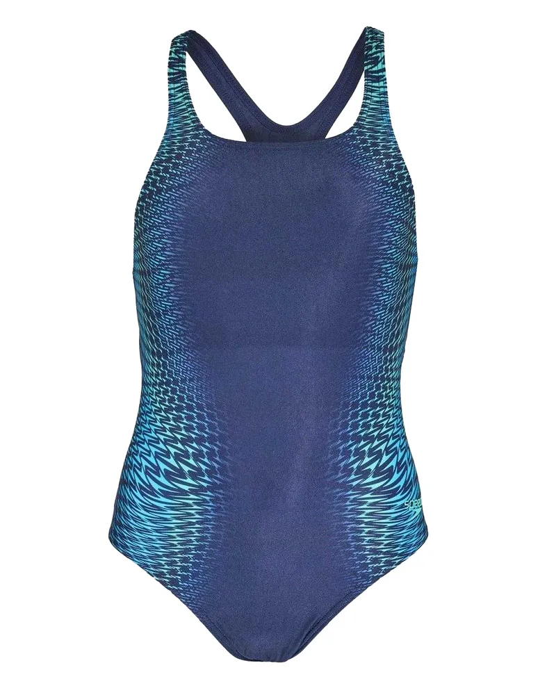Speedo Medalist" Badeanzug für Damen (See-Blau Blau