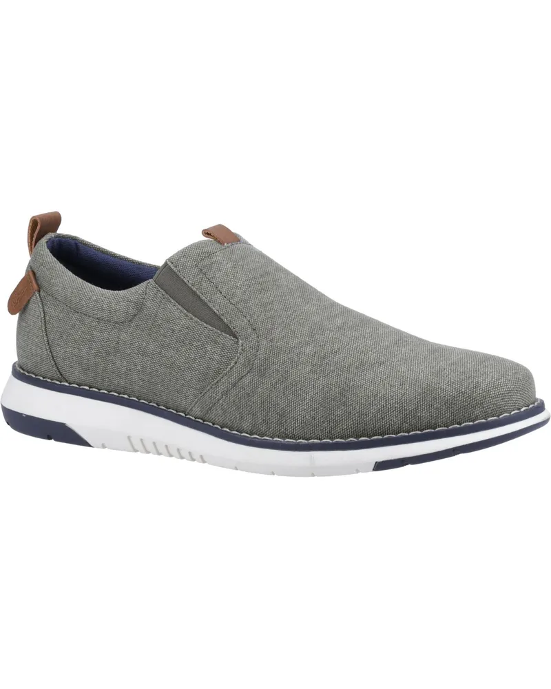Hush Puppies Benny Leinwand Herren Khaki Slipper Khaki