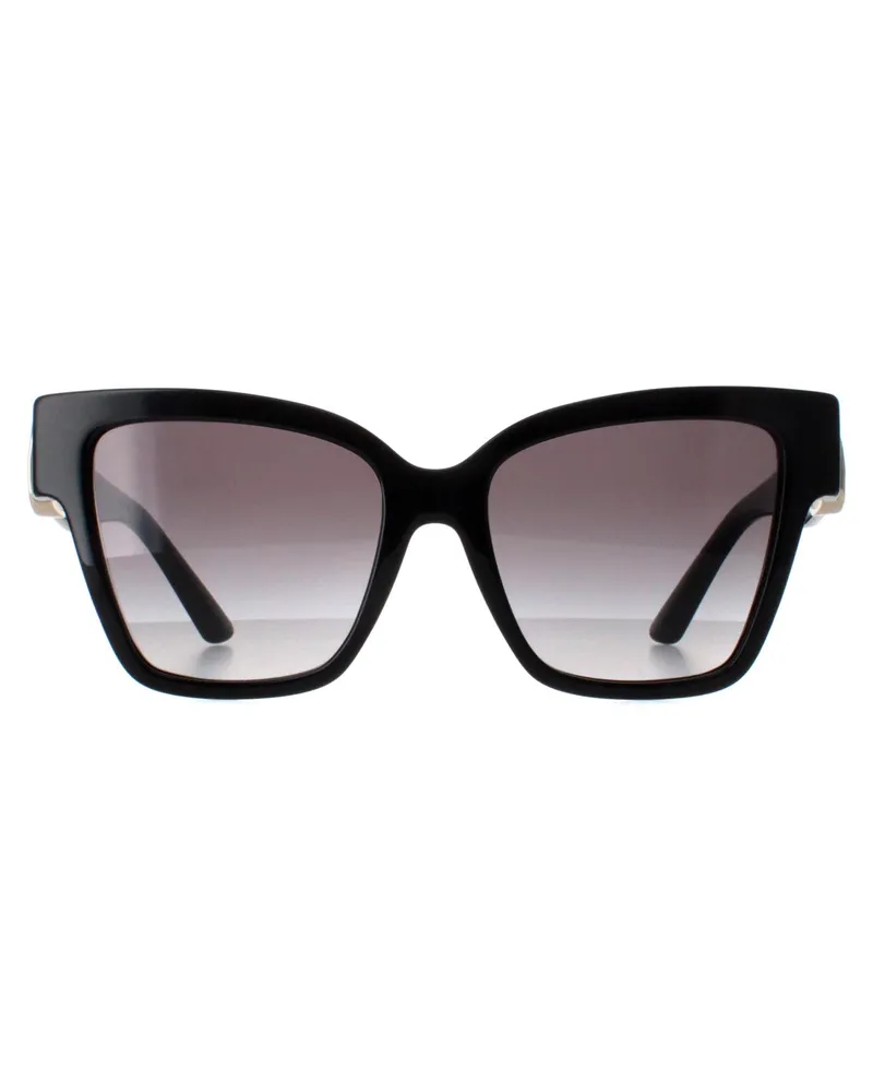 Dolce & Gabbana DG4470 501/8G schwarz grau Verlauf Sonnenbrille Schwarz