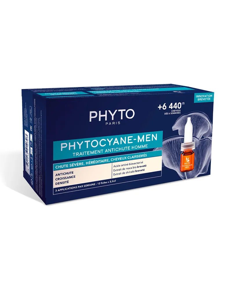 PHYTO cyane-men Tratamiento Anticaída Hombre 12 X 3,5 ml 