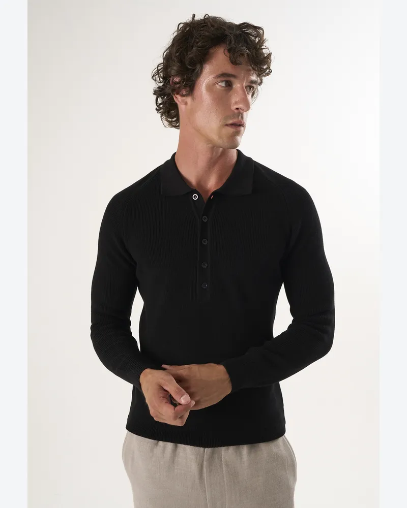 Felix Hardy Pullover Pullover Mit Rollkragen Und Knöpfen Schwarz