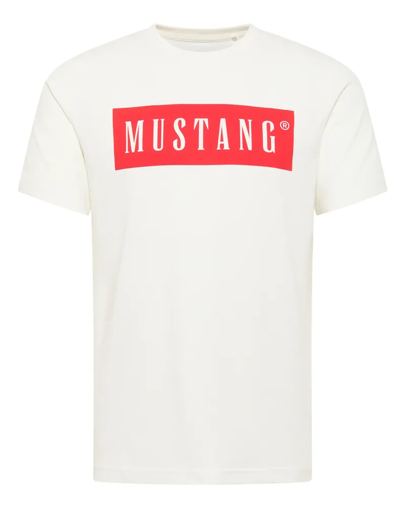 Mustang T-Shirt Weiß