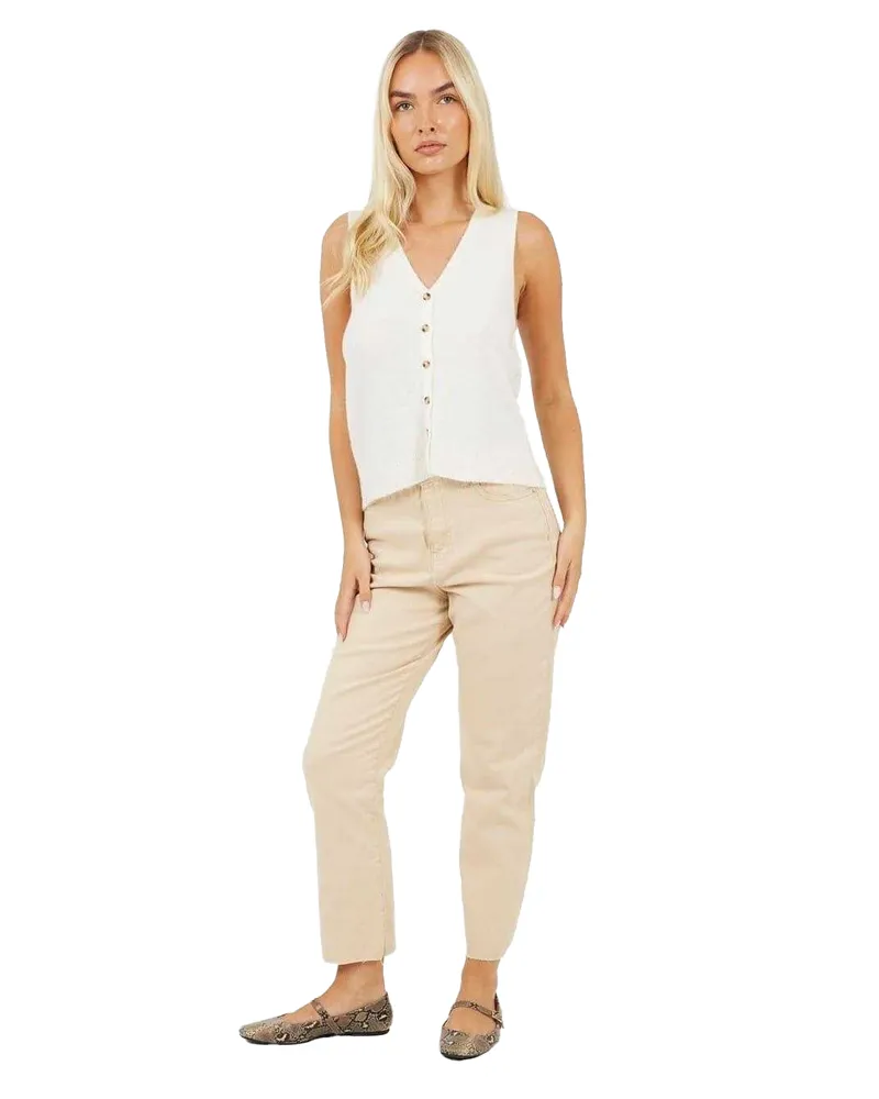 Brave Soul Jeans für Damen (Sand Sand