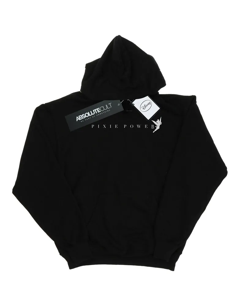 Disney Tinker Bell Pixie Power" Kapuzenpullover für Damen (Schwarz Schwarz