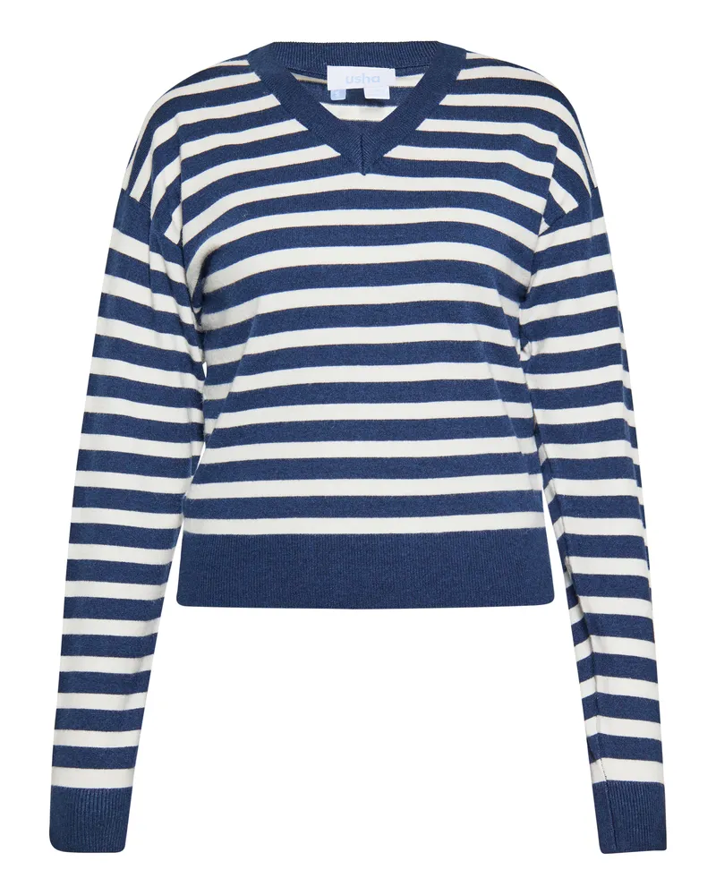 Usha Zur Seite fahren Damen marine weiss Marineblau