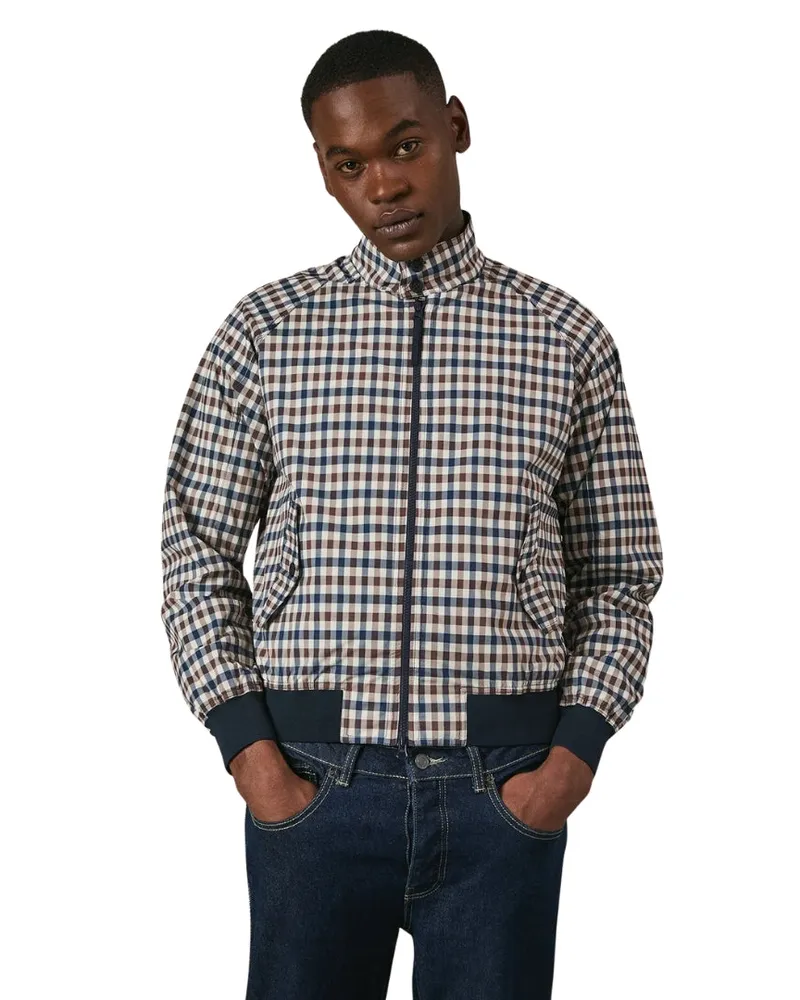 Aquascutum Active Stretch Club Check Jacke Beige