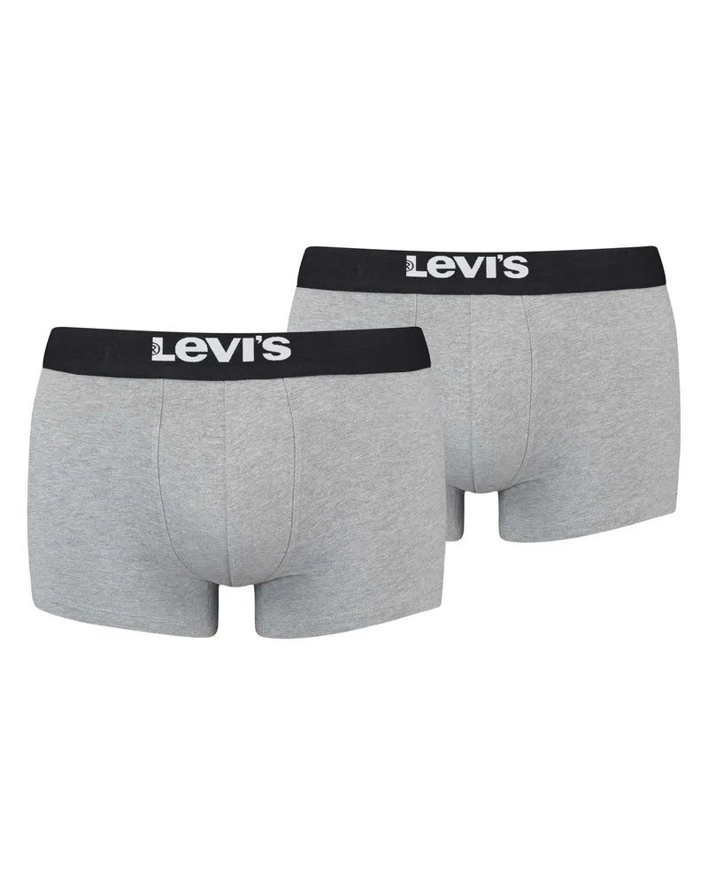 Levi's Levi's Solid Basic Trunk Organic Boxershort Grau