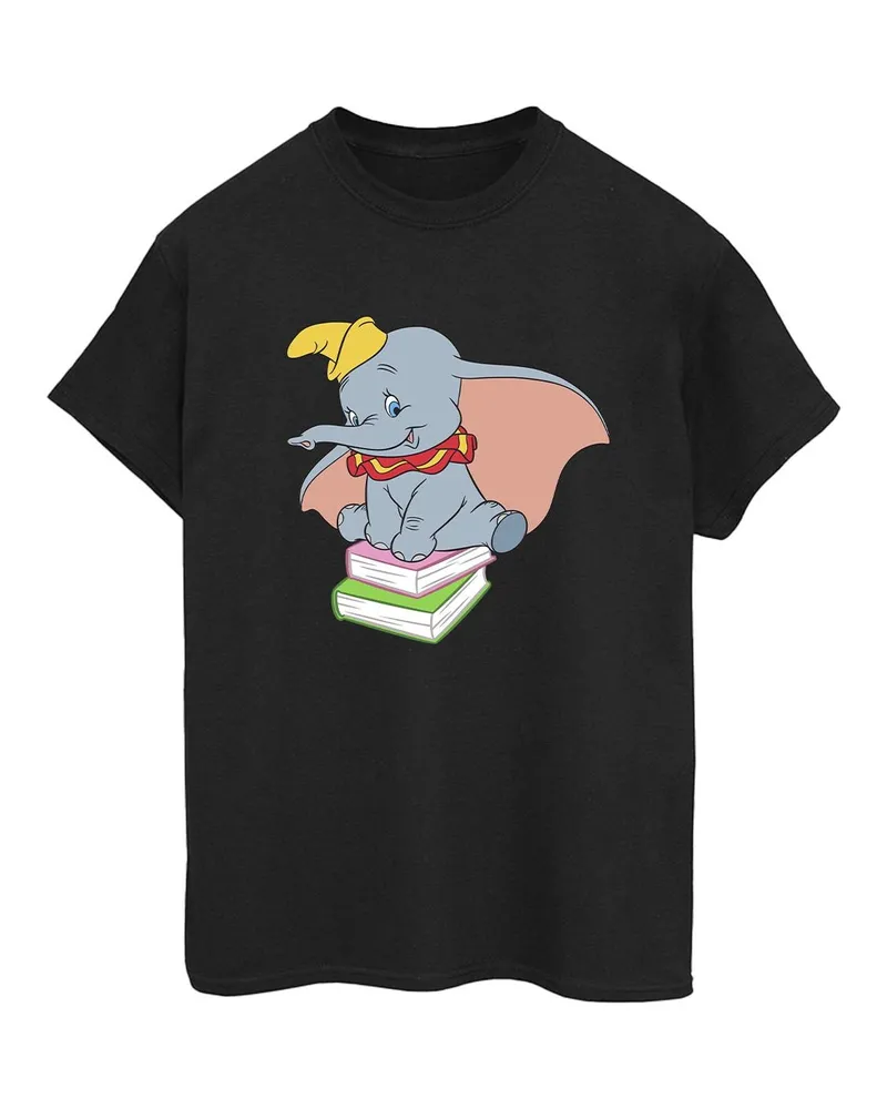 Disney Sitting On" T-Shirt für Damen (Schwarz Schwarz