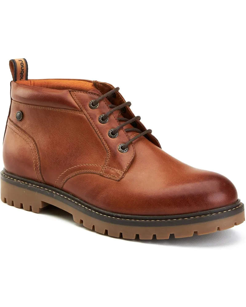 Base London Cobalt Leder Herren Stiefeletten In Tan Cognac