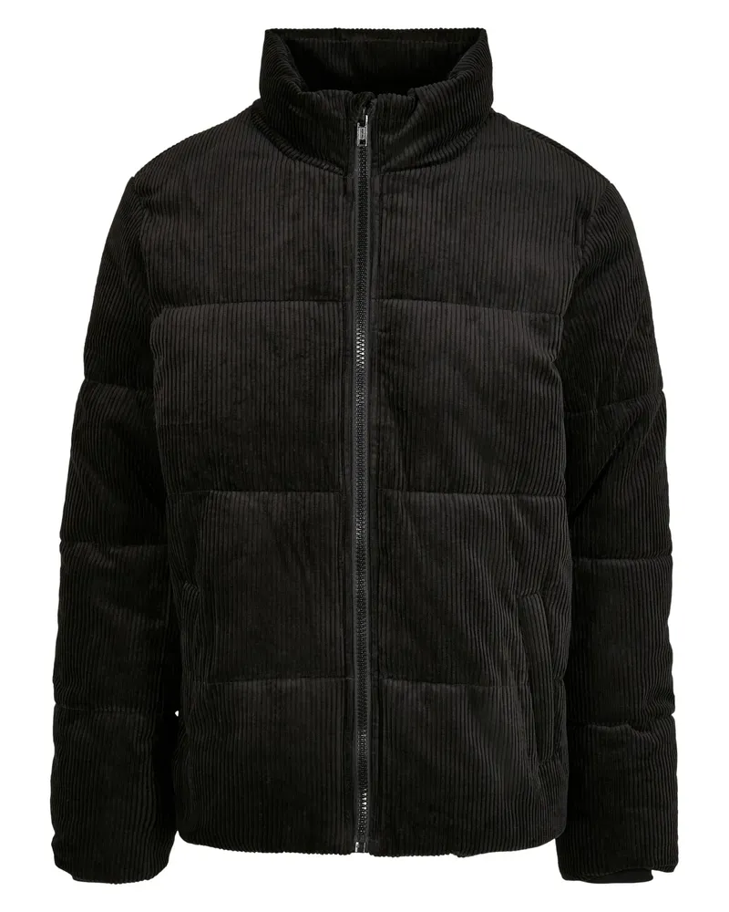 Urban Classics Steppjacke für Herren (Schwarz Schwarz