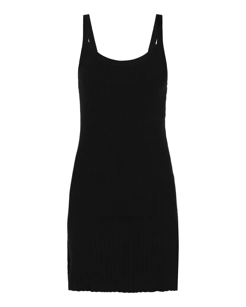 My Mo Kleid Frauen Schwarz Schwarz