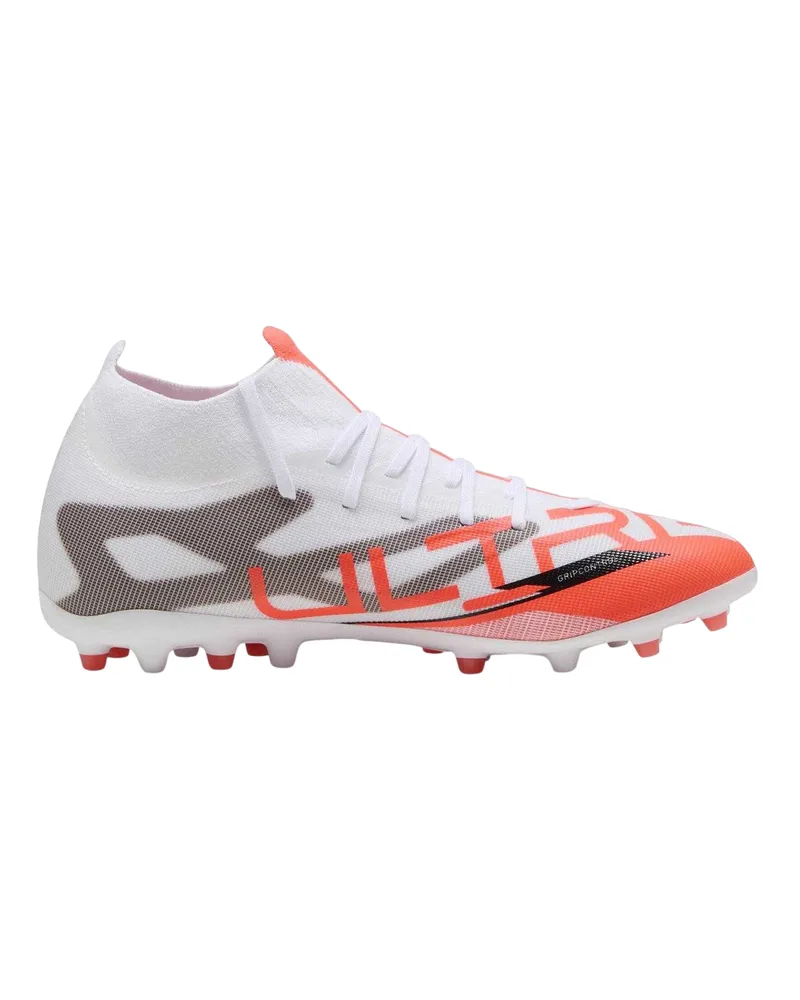 Puma Ultra 5 Match+" Fußballschuhe mit festem Boden für Herren (Puma Weiß Weiß