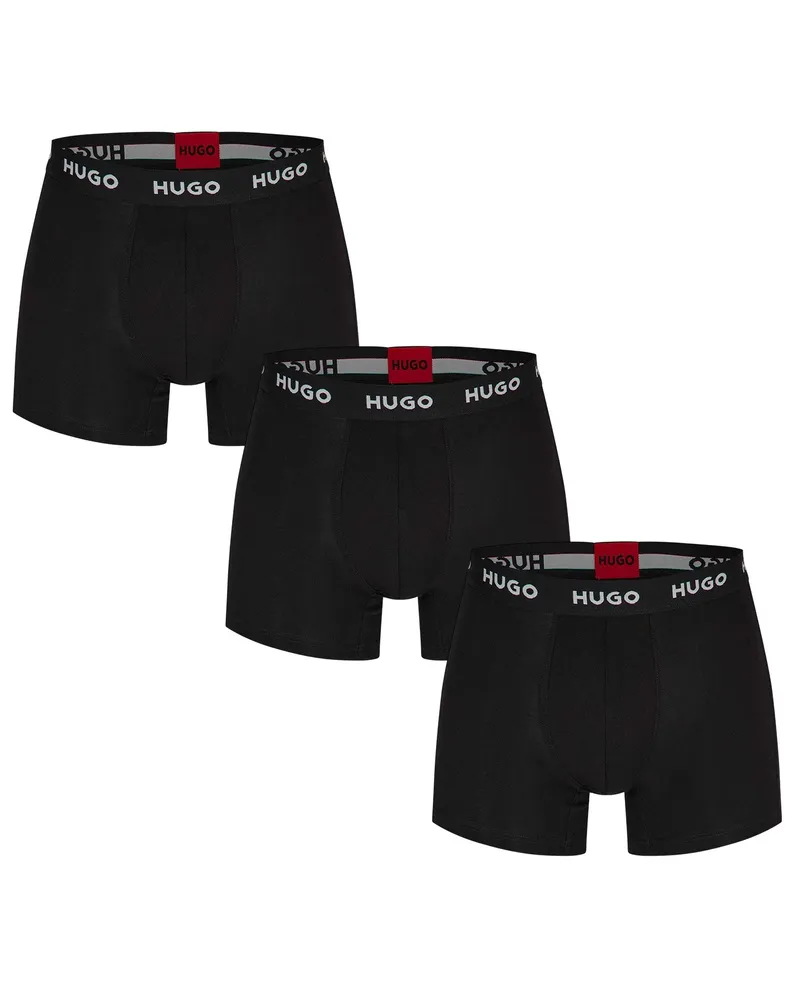 HUGO BOSS Retropants für Herren (3er-Pack) (Schwarz Schwarz