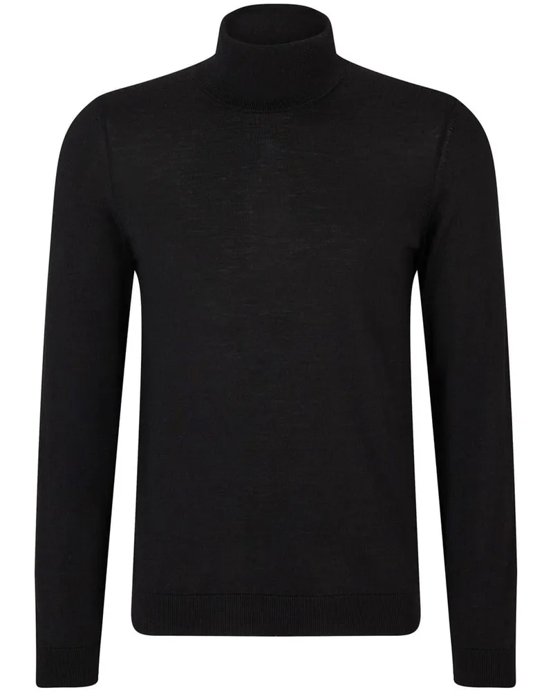 HUGO BOSS Musso-P" Pullover für Herren (Schwarz Schwarz