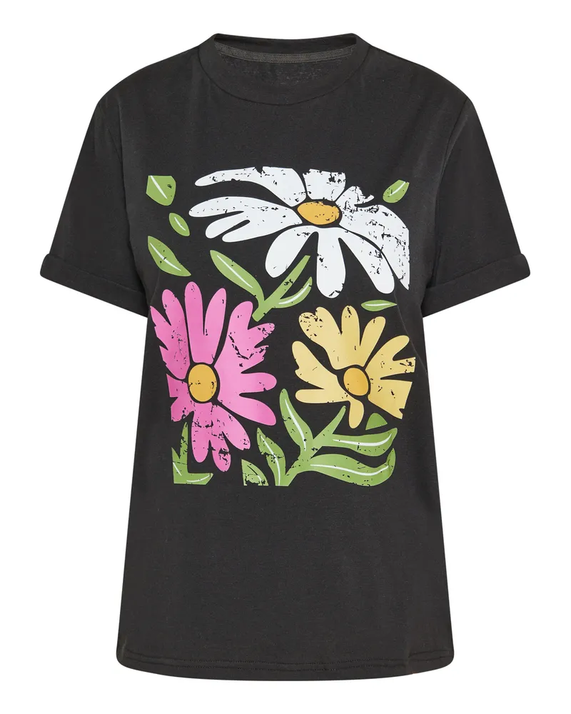 Usha T-Shirt Frauen Schwarz Schwarz