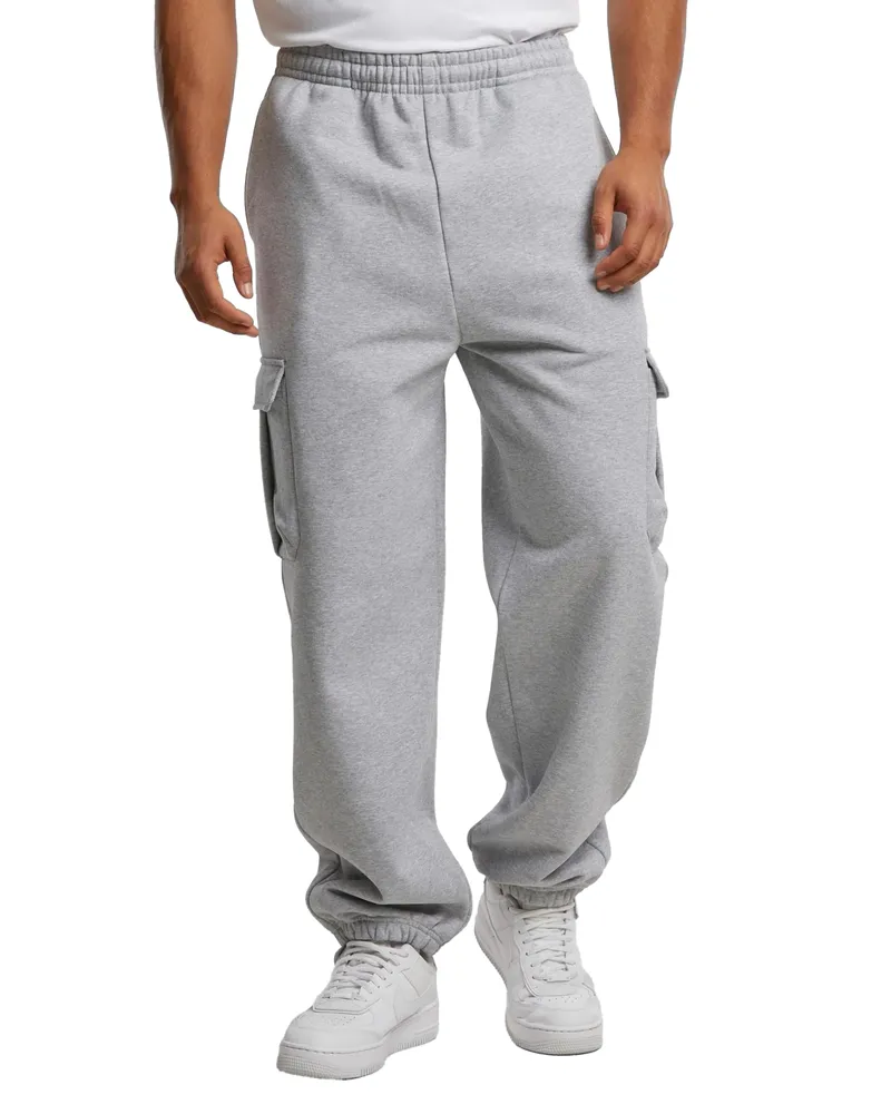 Urban Classics 90s" Cargo Jogginghosen für Herren (Grau meliert Grau