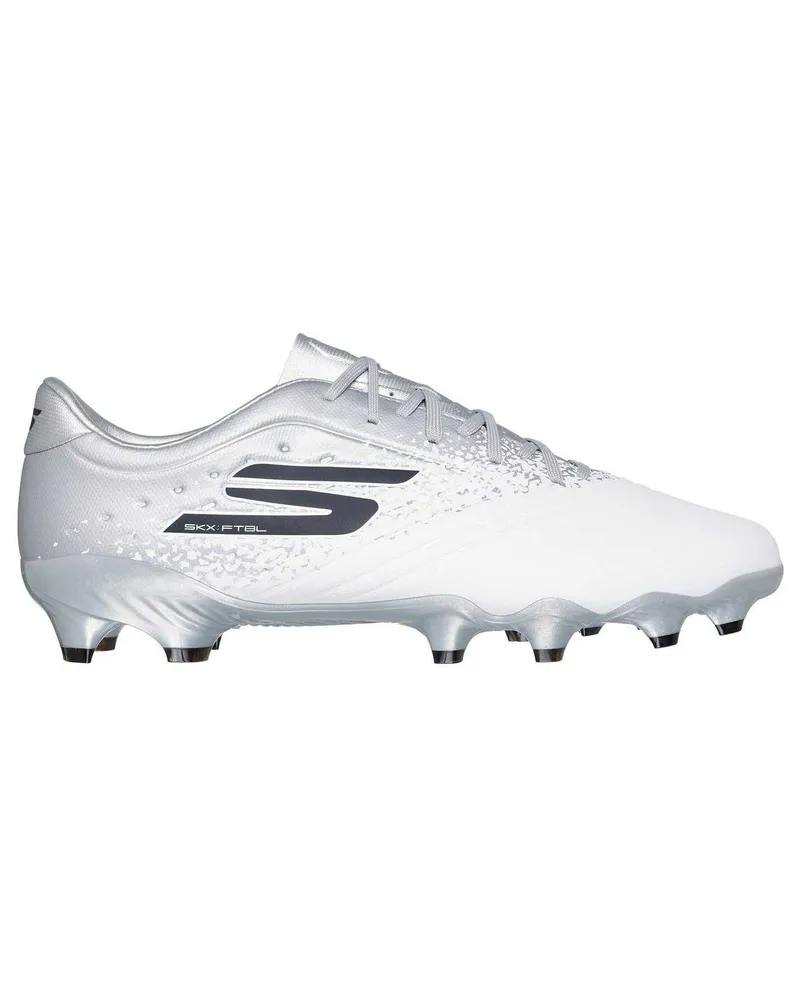 Skechers Fußballschuhe mit festem Boden für Herren/Damen Unisex (Weiß Weiß