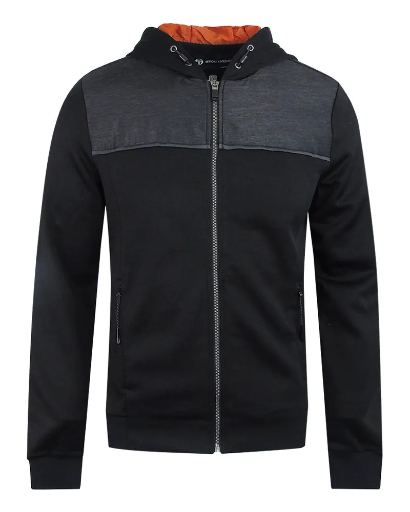 Sergio Tacchini Iraklen Schwarze Trainingsjacke Schwarz