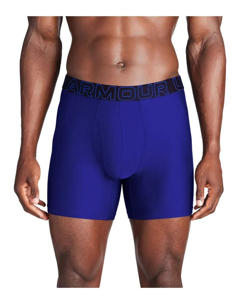 Under Armour Performance Tech" Boxershorts für Herren (Königsblau/Stahl/Marine Lila