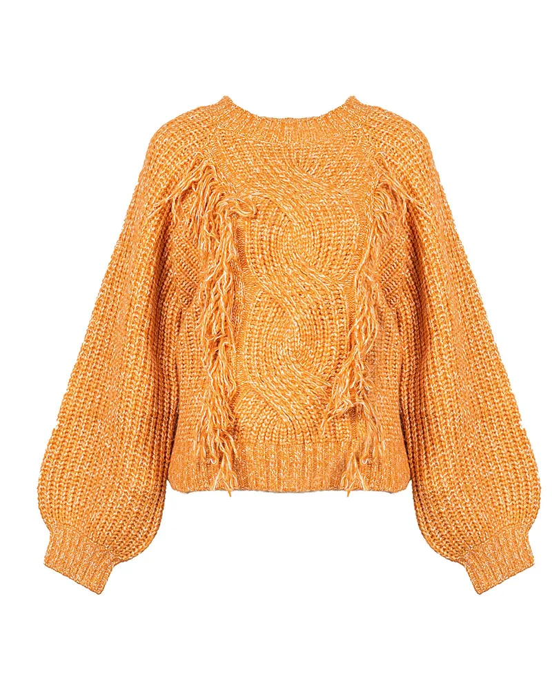 Silvian Heach Pullover Damen orange Orange