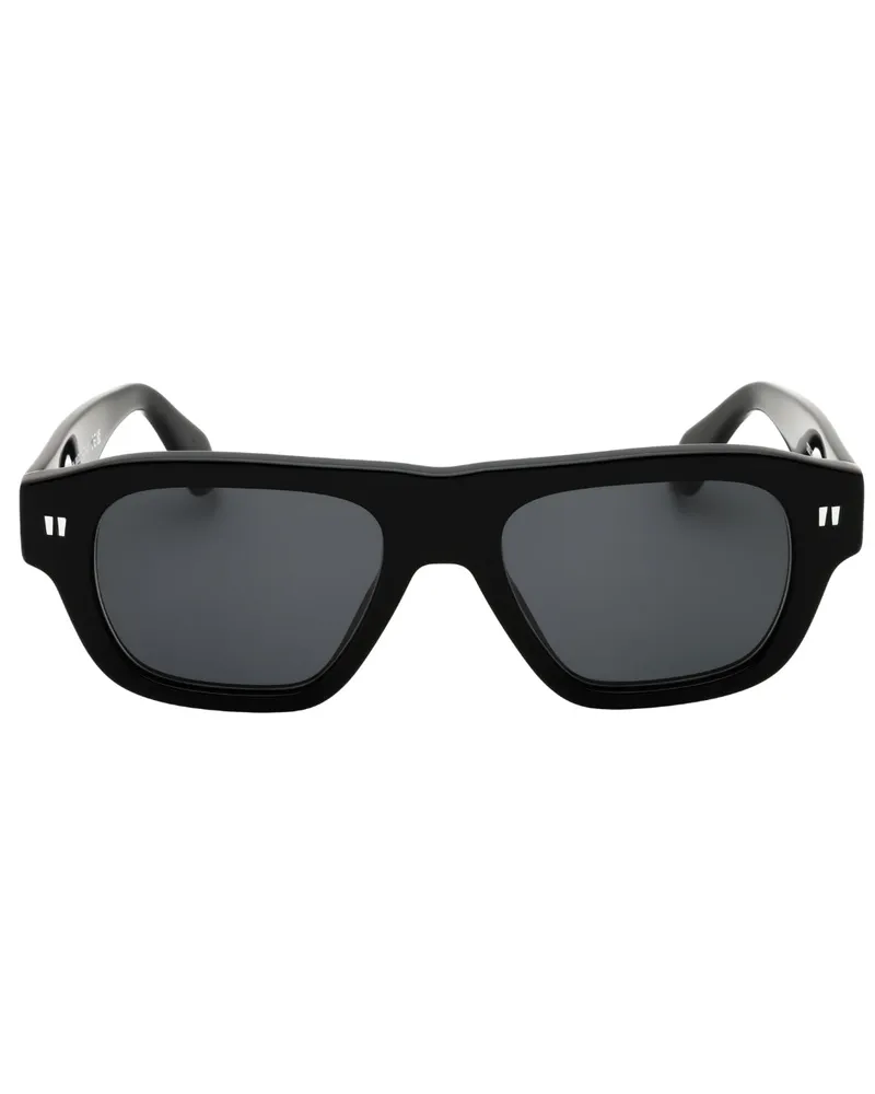 OFF-WHITE Providence Schwarze Sonnenbrille Schwarz