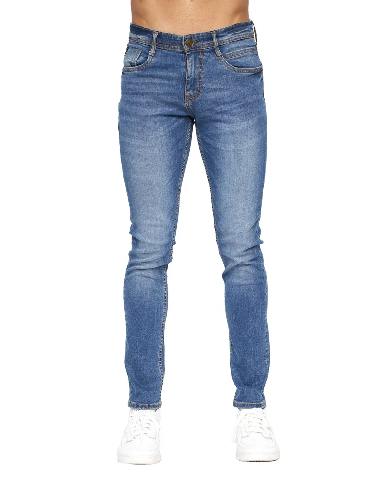 Duck and Cover Maylead" Jeans für Herren (Steinwaschen Marineblau