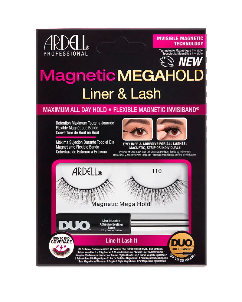 ARDELL Magnetic Megahold Liner & Lash Pestañas #110 
