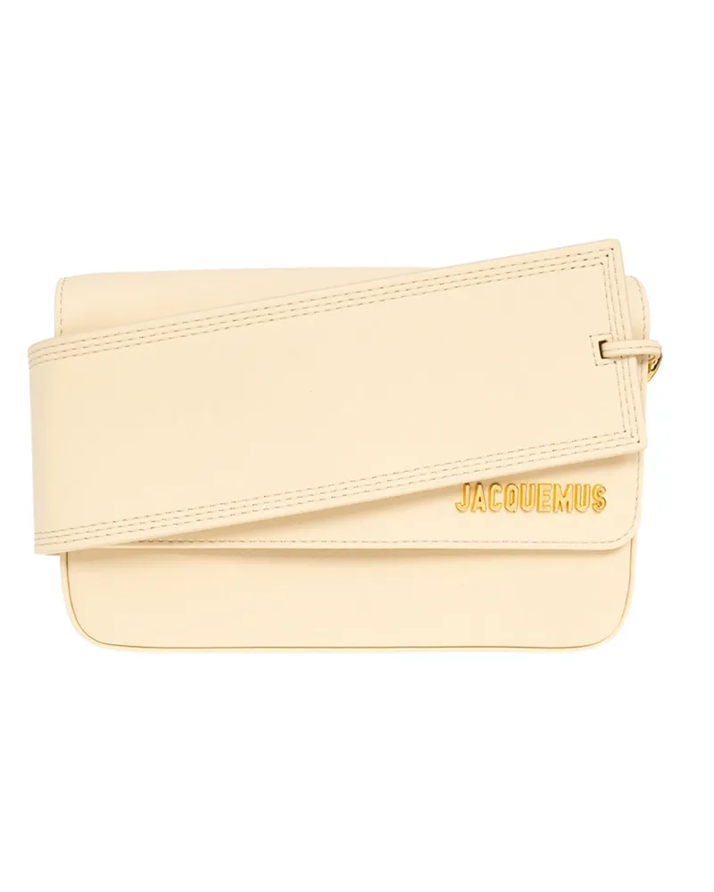 Jacquemus Le Carinu Elfenbeinweiße Tasche Weiß