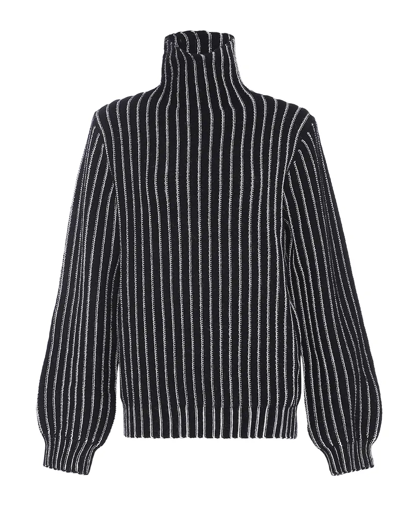 FAINA Pullover Damen schwarz Schwarz