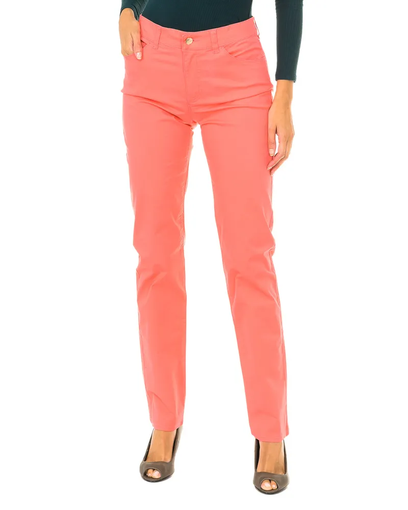 Giorgio Armani Lange Hose aus Stretchgewebe 3Y5J18-5NZXZ Frau Rosa