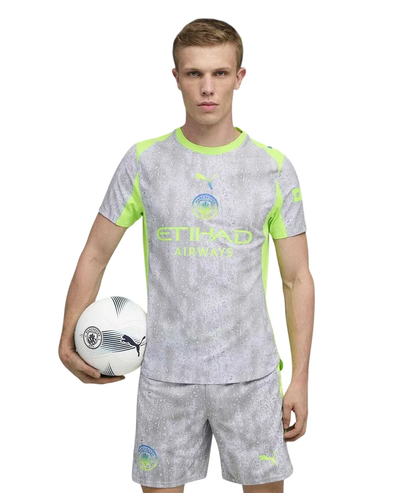 Puma Authentic 25/26" Drittes Trikot für Herren (Grau/Grün Grau