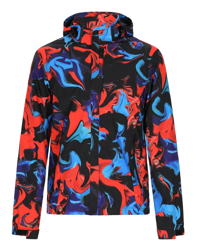 My Mo Jacke Herren Feuer Mehrfarbig