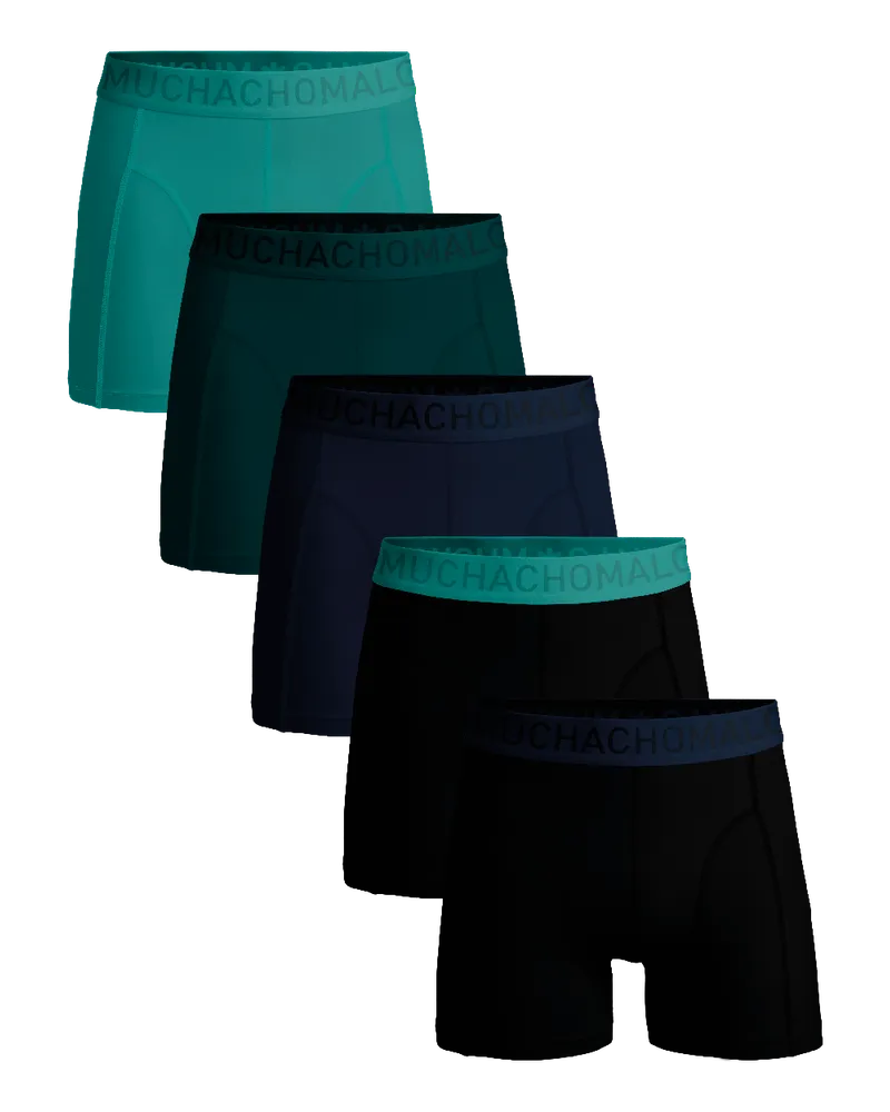 Muchachomalo Herren Boxer Shorts - 5er Pack - Herren Unterwäsche Mehrfarbig