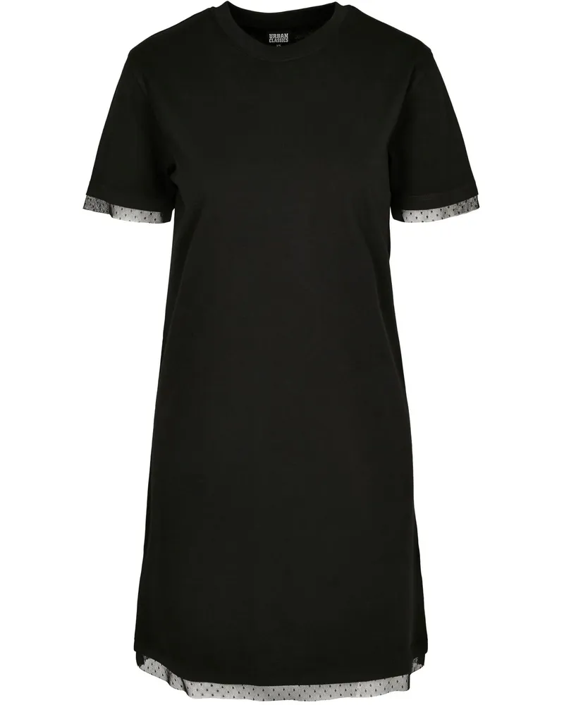 Urban Classics T-Shirt-Kleid für Damen (Schwarz Schwarz