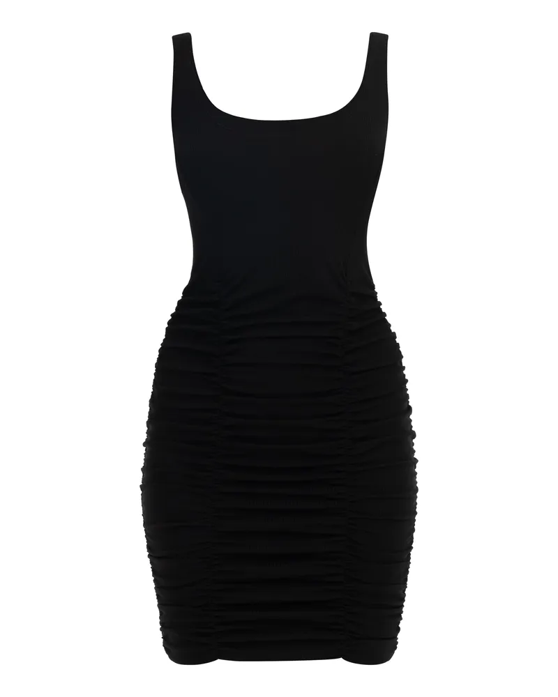 My Mo Trägerkleid Mini Damen schwarz Schwarz