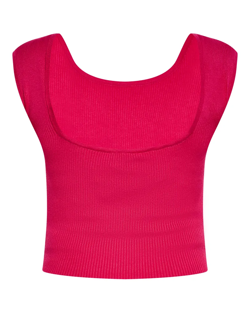 My Mo Crop-Top Damen Fuchsie Fuchsia