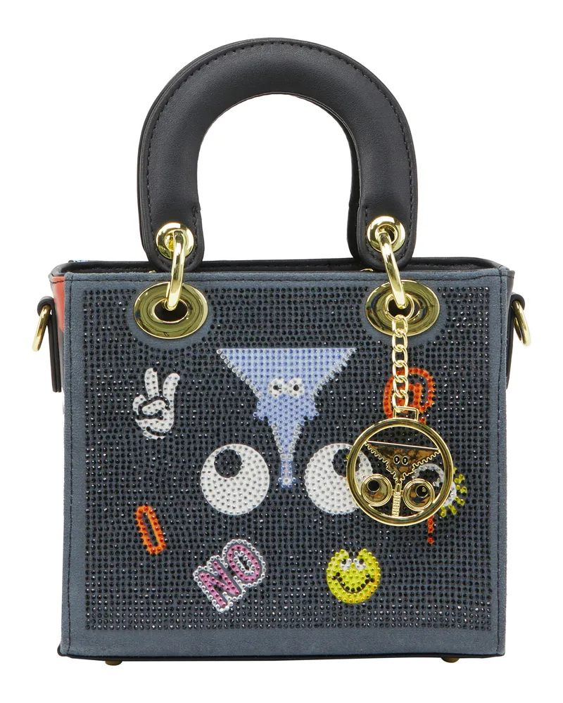 My Mo Handtasche Handtasche Frauen Schwarz Schwarz