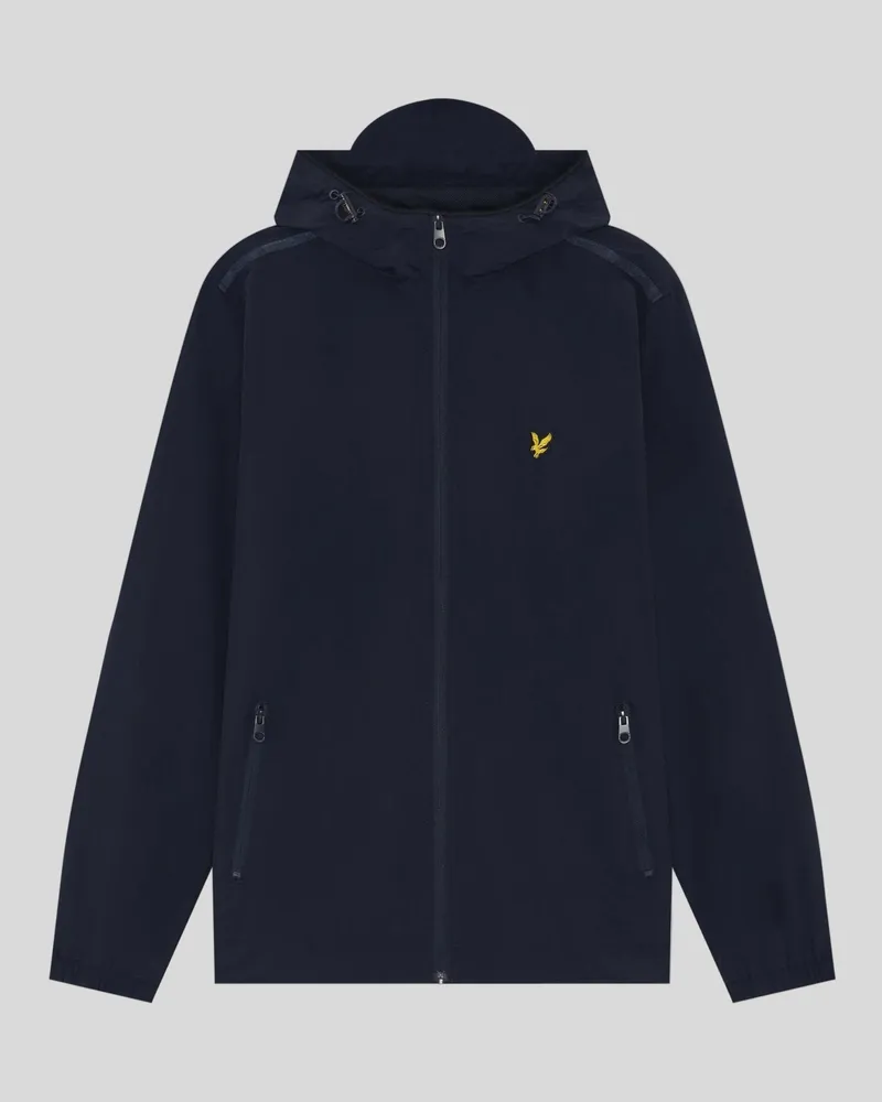 Lyle & Scott Jacke mit Kapuze und abgedecktem Reißverschluss Marineblau