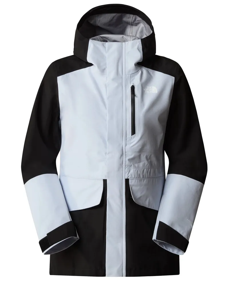 The North Face Dryzzle All Weather Damen Blau/Schwarz Parka Jacke Hellblau