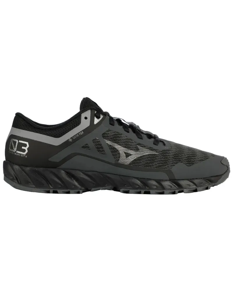 Mizuno Wave Ibuki 3 GTX Womens Black Running Trainer Schwarz